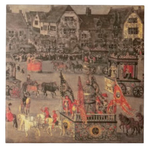 The Triumph of the Archduchess Isabella (1556-1633 Tile