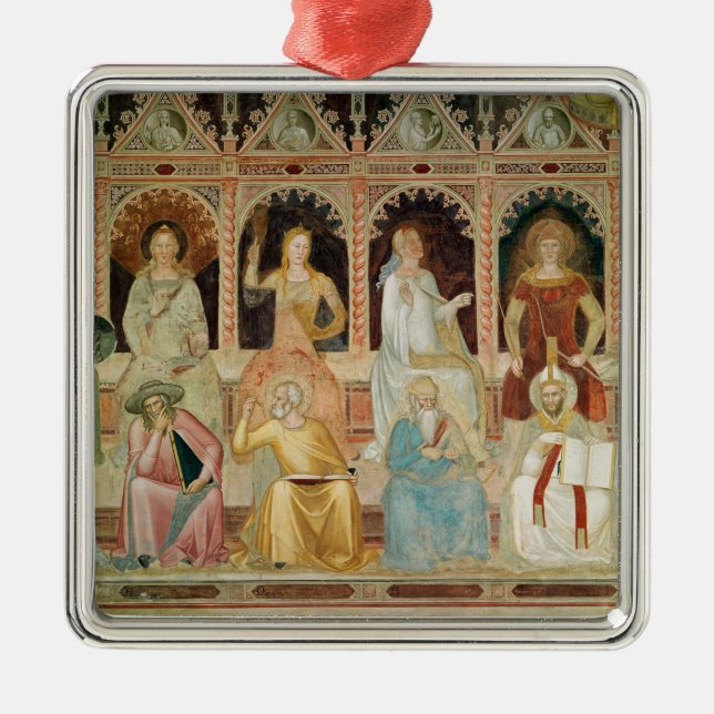 The Triumph of the Catholic Doctrine Metal Tree Decoration (Front)