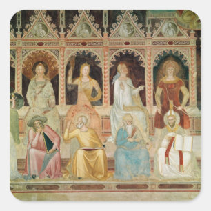 The Triumph of the Catholic Doctrine Square Sticker