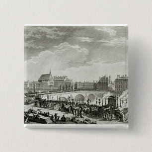 The Triumph of Voltaire 15 Cm Square Badge