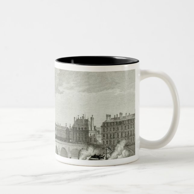 The Triumph of Voltaire Two-Tone Coffee Mug (Right)