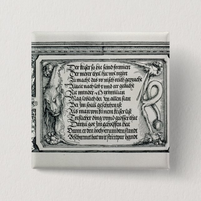 The Triumphal Arch 15 Cm Square Badge (Front)
