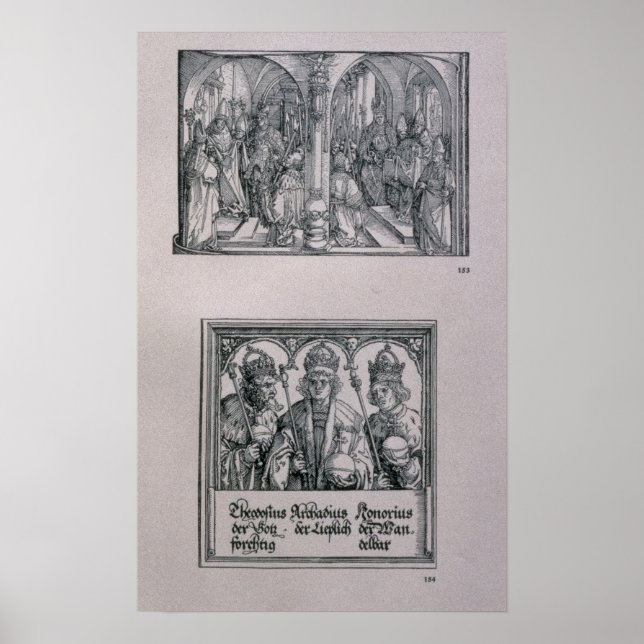 The Triumphal Arch of Emperor Maximilian I Poster (Front)