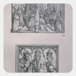 The Triumphal Arch of Emperor Maximilian I Square Sticker