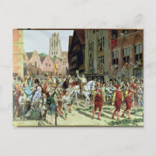 The Triumphal Arrival in Rotterdam Postcard