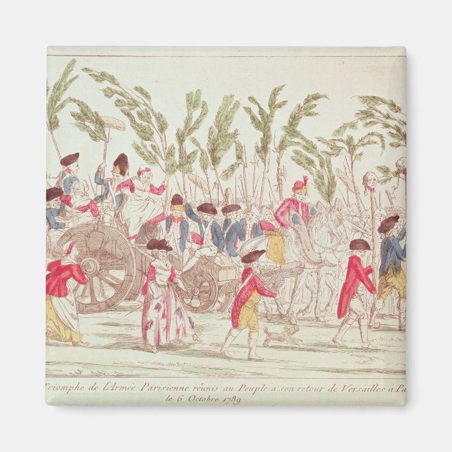 The Triumphant Parisian Army Returning Magnet (Front)