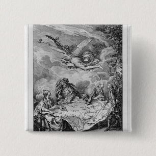 The Troelfth Cake, first partition of Poland 15 Cm Square Badge