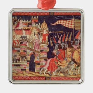 The Trojans Leaving for Battle Metal Tree Decoration