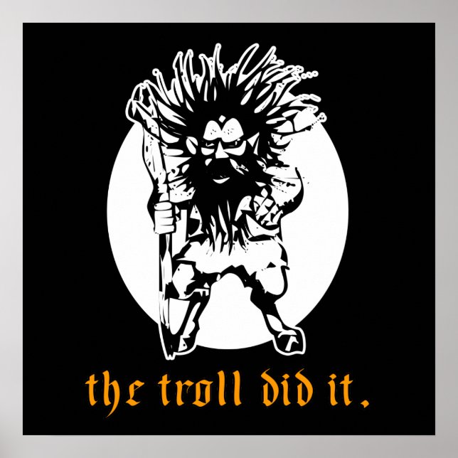The Troll Did It Poster (Front)