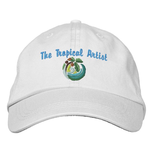 The Tropical Artist  Embroidered Hat (Front)