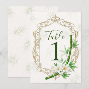 The Tropical Imperial Bamboo Garden Wedding Invitation