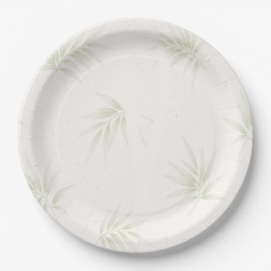 The Tropical Imperial Bamboo Garden Wedding  Paper Plate