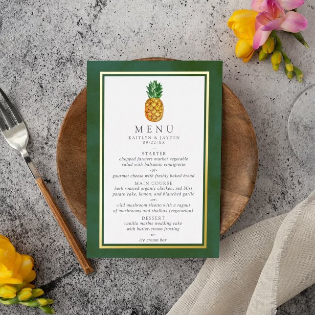 The Tropical Pineapple Wedding Collection Real (Creator Uploaded)