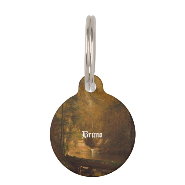 The Trout Pool (1870) Artwork - Pet Tag (Front)