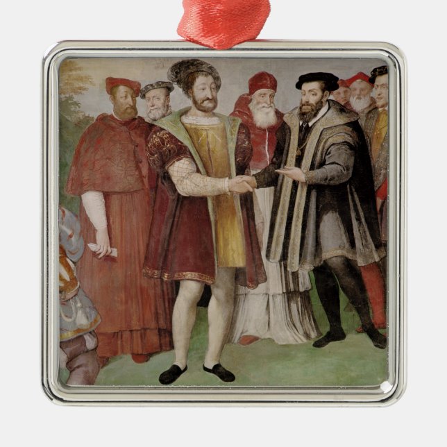 The Truce of Nice Metal Tree Decoration (Front)