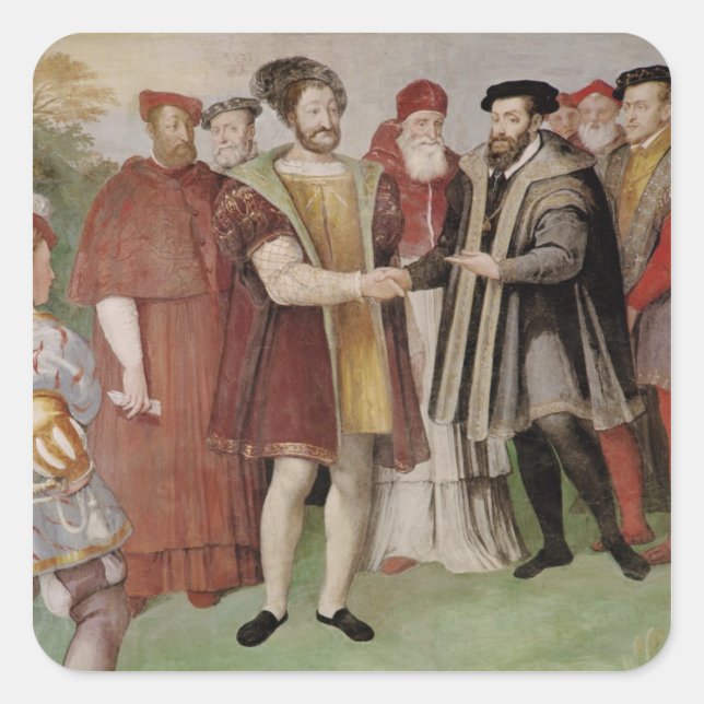 The Truce of Nice Square Sticker (Front)