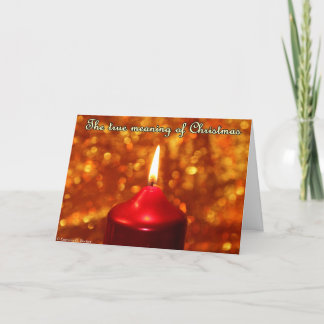 The true meaning of Christmas Holiday Card
