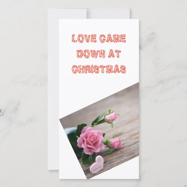 The true meaning of Christmas Holiday Card (Front)