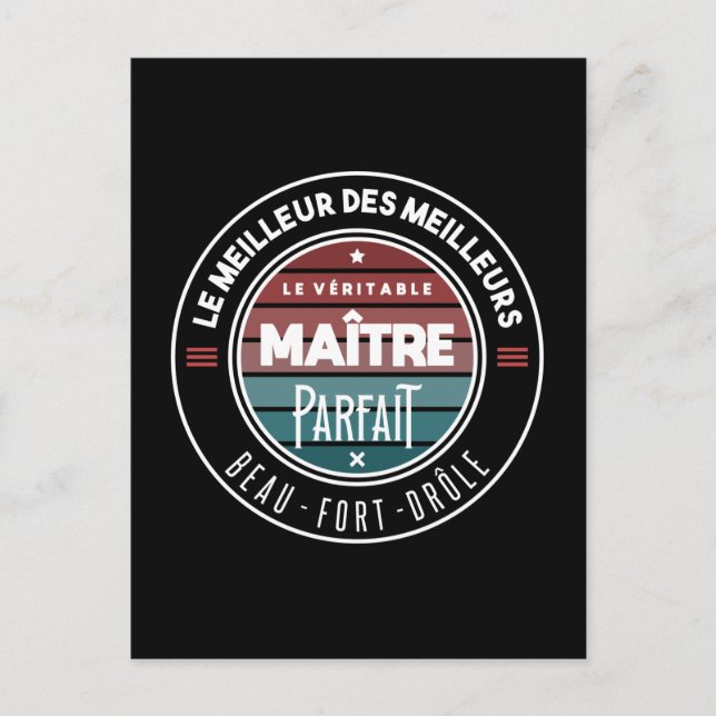 The true perfect master postcard (Front)
