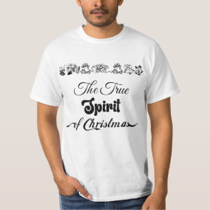 The True Spirit of Christmas: Love and Joy T-Shirt