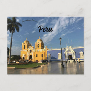 The Trujillo Cathedral in Trujillo Peru Postcard