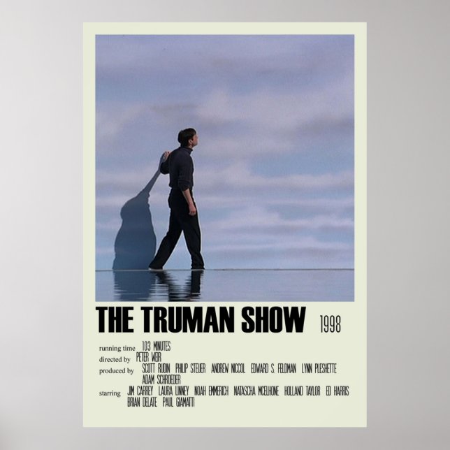 The Truman Show Alternative Art Movie Large 4 Poster (Front)