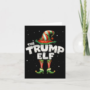 The Trump Elf Family Matching Group Christmas Card