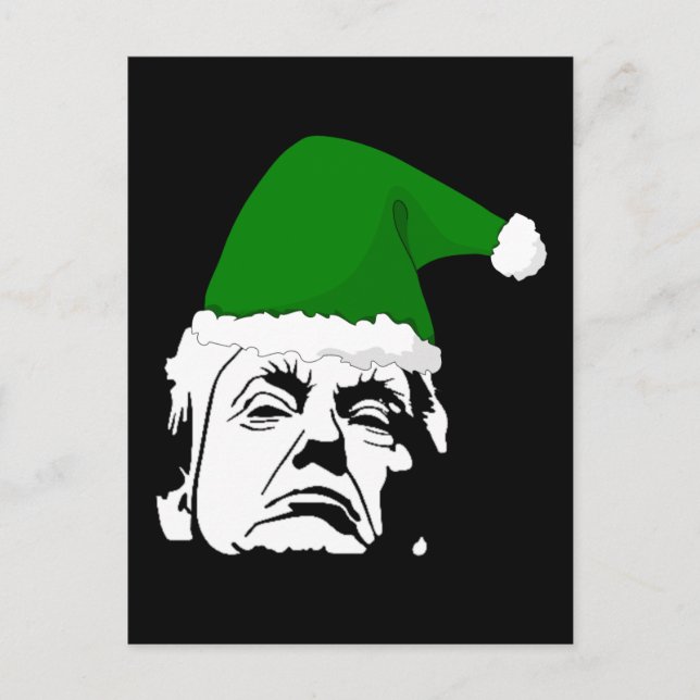 The Trump That Stole Christmas Holiday Postcard (Front)