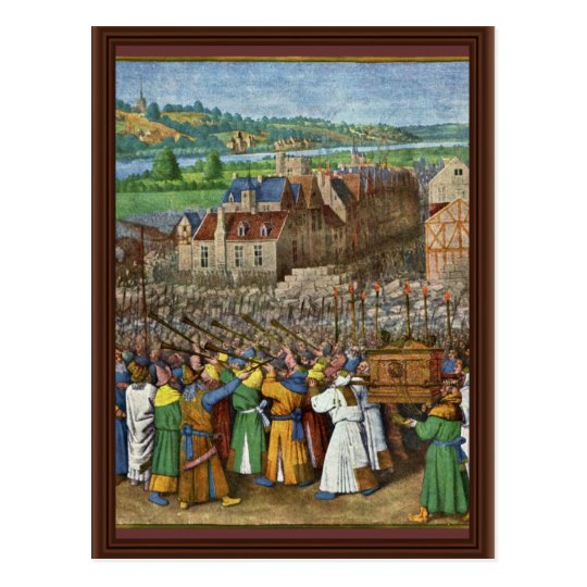 The Trumpets Of Jericho By Fouquet Jean (Best Qual Postcard
