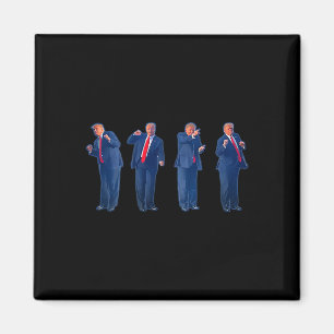 The Trumpty Dance Trump Dancing 4th Of July  Magnet