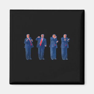 The Trumpty Dance Trump Dancing 4th Of July  Magnet