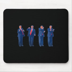 The Trumpty Dance Trump Dancing 4th Of July Mouse Mat