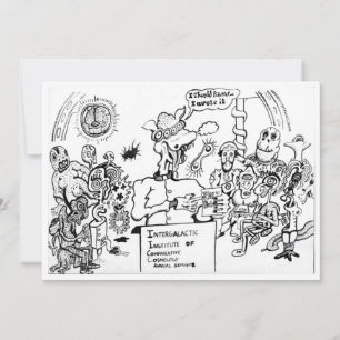 The Truth About The Bible (Cartoon) Flat Card