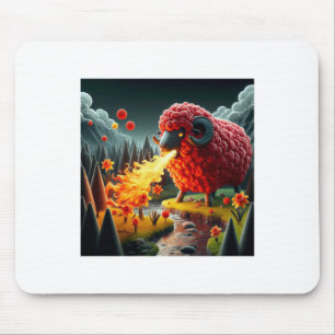 The Truth About The Welsh Dragon Sticker Mouse Mat