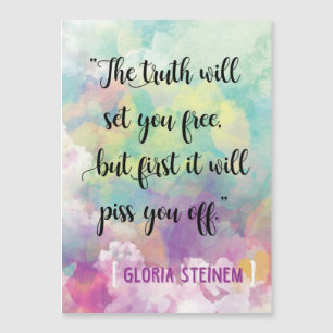 "The truth..." card