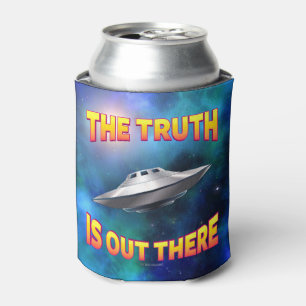 The Truth is Out There - Flying Saucer UFO Galaxy Can Cooler