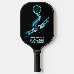 The Truth Shall Set You Free Conservative Pickleball Paddle