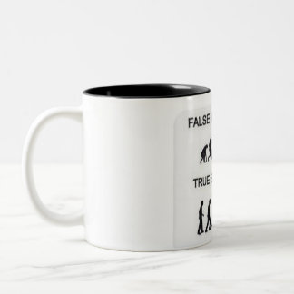 the truth Two-Tone coffee mug