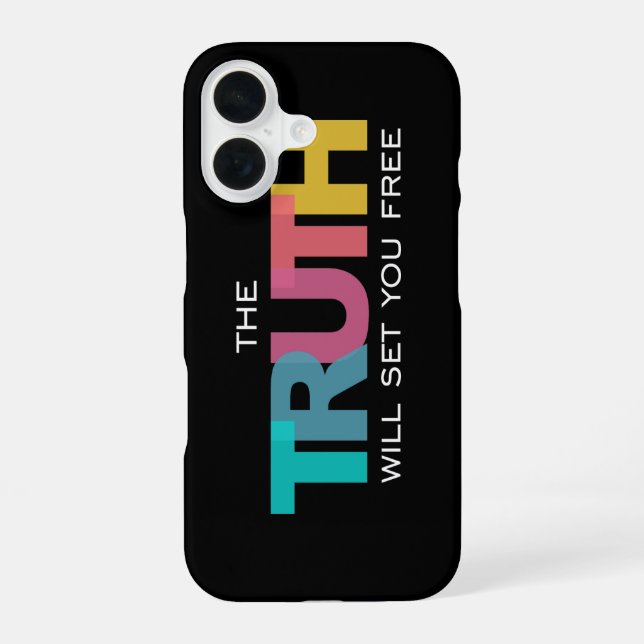 The Truth will set you Free iPhone 16 Case (Back)