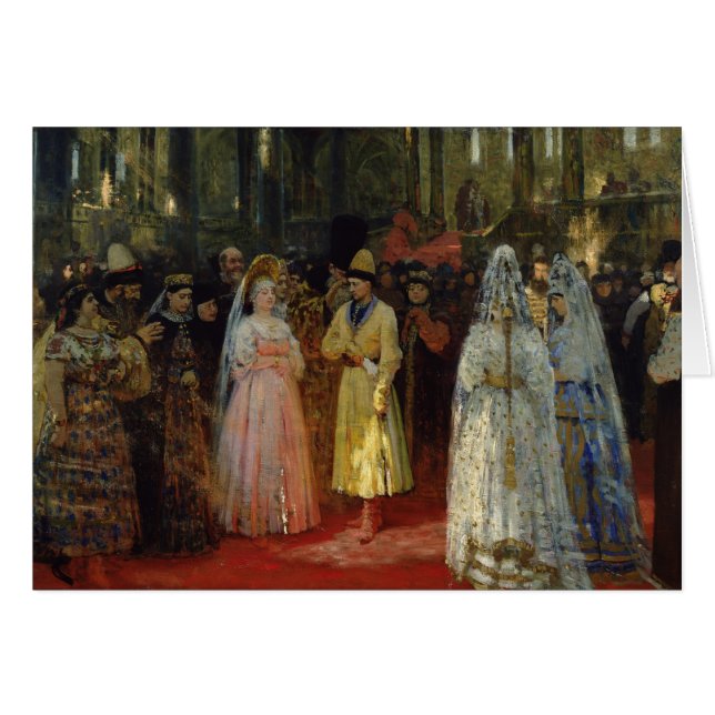 The Tsar choosing a Bride, c.1886 (Front Horizontal)