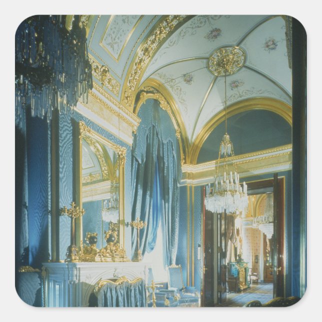 The Tsar's Bedroom in the Private Apartments Square Sticker (Front)