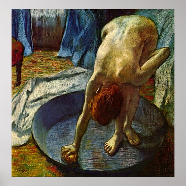 The Tub by Edgar Degas Poster (Front)