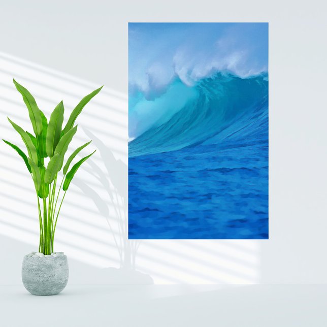 The Tube Beautiful Beach Waves  Poster (Creator Uploaded)