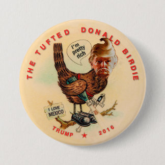 The Tufted Donald Birdie 7.5 Cm Round Badge