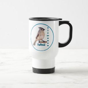 The Tufted Titmouse Travel Mug