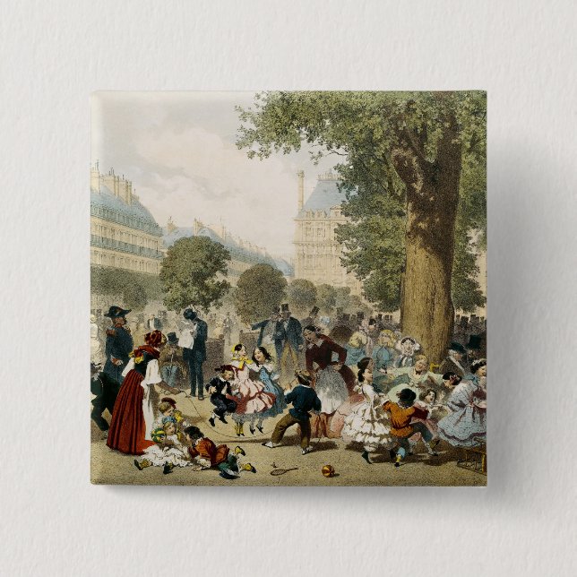 The Tuileries, 1856 15 Cm Square Badge (Front)