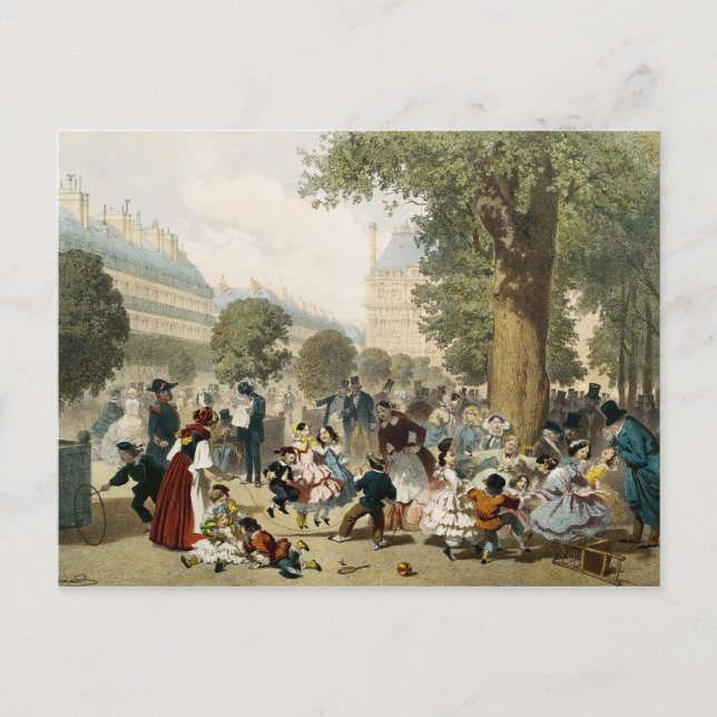 The Tuileries, 1856 Postcard (Front)