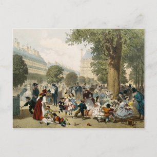 The Tuileries, 1856 Postcard