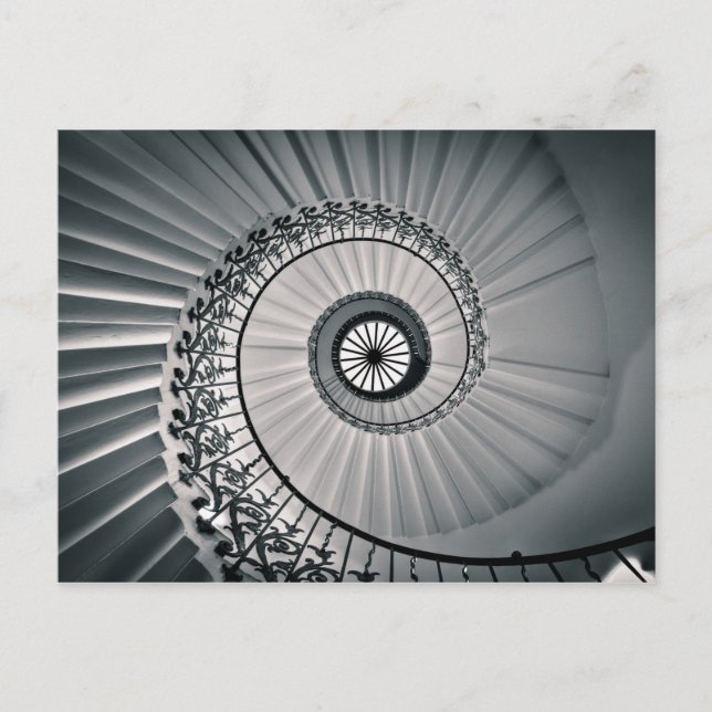 The Tulip Staircase, Greenwich, London Postcard (Front)