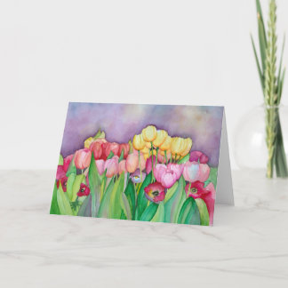 The Tulips Greeting Cards